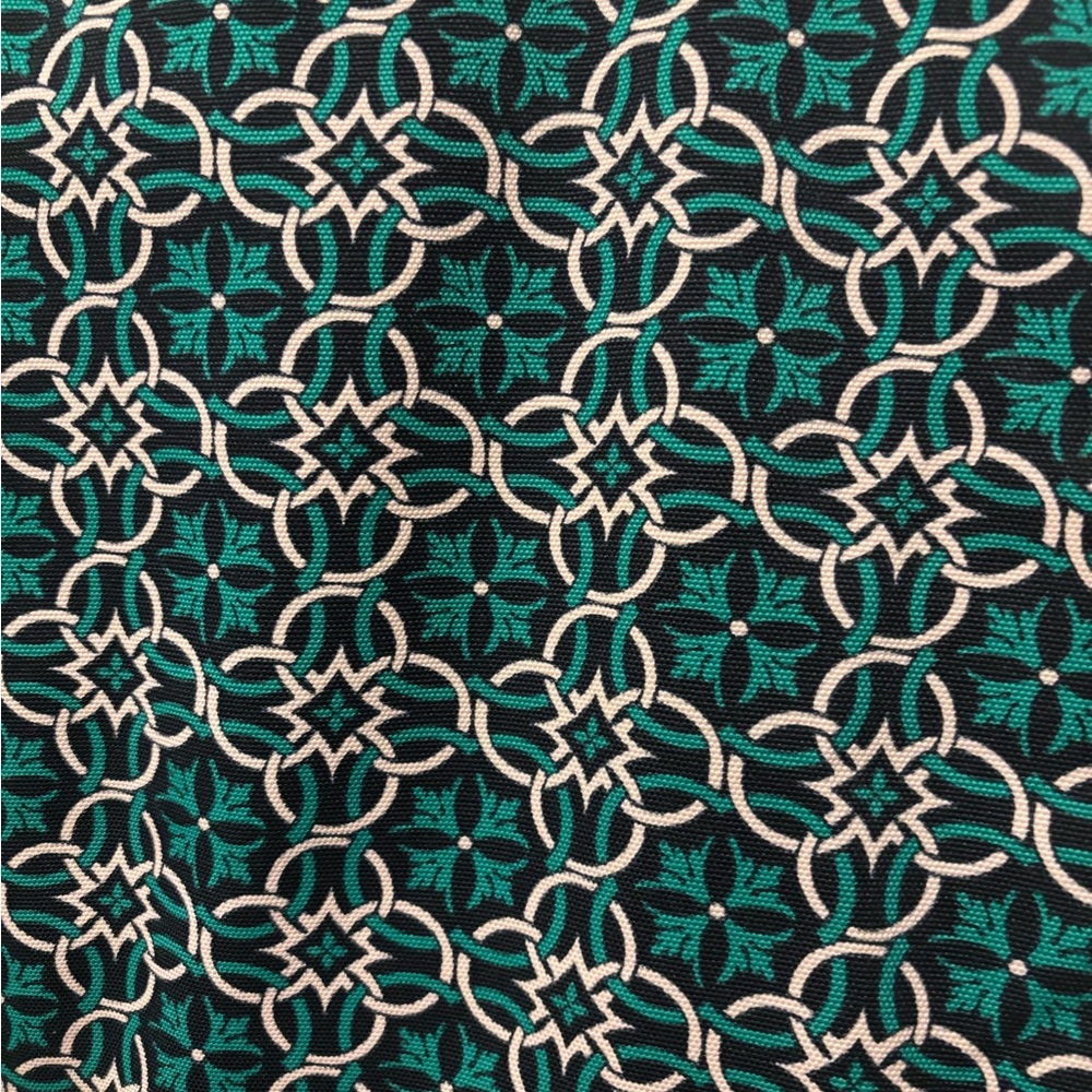 J. Crew Teal and White Geometric Pencil Skirt - Picture 8 of 9